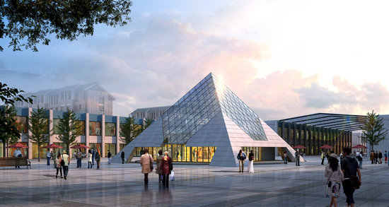 普陀金字塔网架